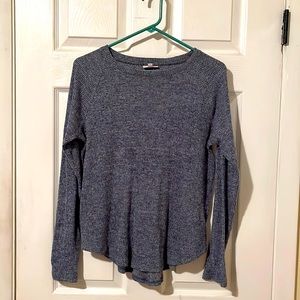 Blue SO brand long sleeved shirt. Size medium.